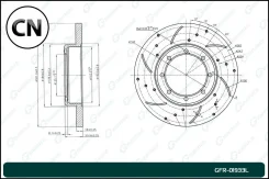 ���� ��������� ��������������� ������������� ����� Gbrake GFR01933L GFR01933L ����