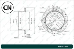 ���� ��������� ��������������� ������������� ������ Gbrake GFR02245R GFR02245R ����