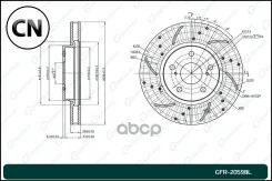 ���� ��������� ��������������� ������������� ����� Gbrake GFR20598L GFR20598L ����