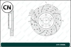���� ��������� ��������������� ������������� ����� Gbrake GFR20668L GFR20668L ����