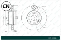 ���� ��������� ������������� ������������� ����� Gbrake GFR20723L GFR20723L ����