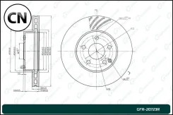 ���� ��������� ������������� ������������� ������ Gbrake GFR20723R GFR20723R ����