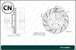 ���� ��������� ��������������� ������������� ����� Gbrake GFR20804L GFR20804L ����