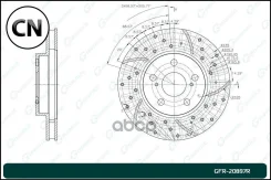 ���� ��������� ��������������� ������������� ������ Gbrake GFR20897R GFR20897R ����