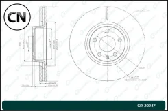 ���� ��������� ������������� Gbrake GR20247 GR20247 ����