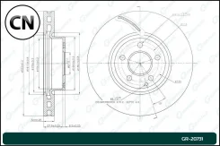 ���� ��������� ������������� Gbrake GR20731 GR20731 ����
