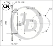 ���� ��������� �������� DF1725 (272x11) 5 ��� JBD0003 ����