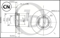 ���� ��������� �������� DF4123 (236x12,6) 4 ��� JBD0013 ����