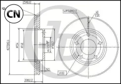 ���� ��������� �������� DF4465 (278x25) 5 ��� JBD0015 ����