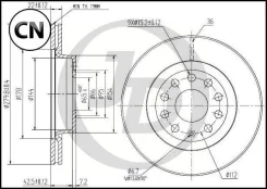 ���� ��������� �������� DF4294 (280x22) 5 ��� JBD0023 ����