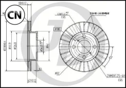 ���� ��������� �������� DF1423 (238x18) 4 ��� JBD0029 ����