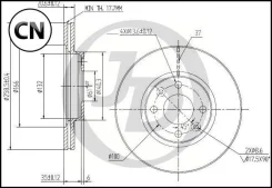 ���� ��������� �������� DF2586 (259x20,6) 4 ��� JBD0040 ����