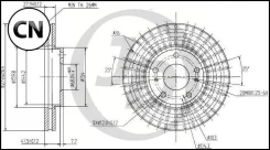 ���� ��������� �������� DF4316 (280x28) 5 ��� JBD0075 ����