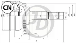 ���� ������� ABS NI017A42 JD JCT0024A JCT0024A ����