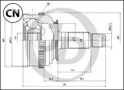 ���� ������� ABS HO024A50 JCT0008A ����