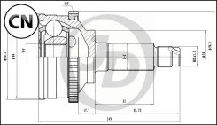 ���� ������� ABS MA018A44 JCT0017A ����