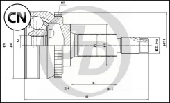 ���� ������� ABS NI072A44 JCT0076A ����