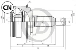 ���� ������� ABS MI045A50 JCT0074A ����