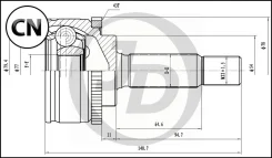 ���� ������� ABS 151662 JCT0099A ����