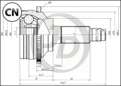 ���� ������� ��S MA039A44 JCT0165A ����