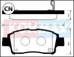 ������� ���������, �������� D2174M Kormax KBP075 KBP075 ����