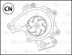����� ������� ��� �/� Mazda 323 (98-)/626 (94-) 1.8i/2.0i [FP FS] Luzar LWP2501 LWP2501 ����