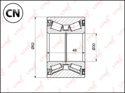 ���������� ������� ������, 48x30x62 �-�� LYNXauto WB1318 WB1318 ����