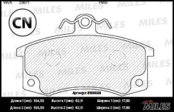 ������� ��������� �������� (� ��������) (����� Semi-Metallic) ��� 2110/2111/2112 (TRW GDB1446) Miles E100025 E100025 ����