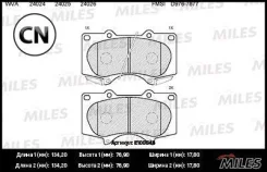 ������� ��������� �������� (��� �������) (����� Semi-Metallic) Miles E100046 E100046 ����