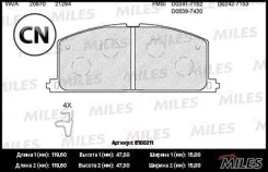 ������� ��������� �������� (��� �������) (����� Semi-Metallic) Miles E100211 E100211 ����