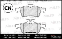 ������� ��������� ������ (��� �������) (����� Semi-Metallic) Miles E110005 E110005 ����