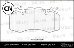 ������� ��������� �������� (����� Ceramic ����� PRO) Miles E500274 E500274 ����