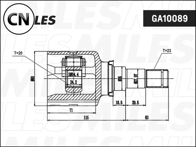 ���� ���������� Miles GA10089 GA10089 ����