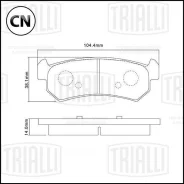 ������� ��������� ��� �/� Chevrolet Lacetti (04-) ����. �� 2007 �/� | ��� | PF4019 Trialli PF4019 PF4019 ����