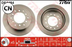 ���� ��������� ������ TRW DF4484 DF4484 ����