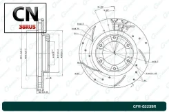 ���� ��������� ��������������� ������������� ������ Gbrake GFR02239R GFR02239R ����