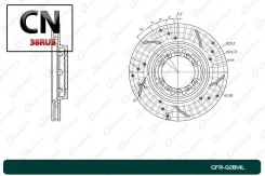 ���� ��������� ��������������� ������������� ����� Gbrake GFR02814L GFR02814L ����