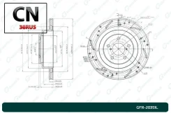 ���� ��������� ��������������� ������������� ����� Gbrake GFR20351L GFR20351L ����