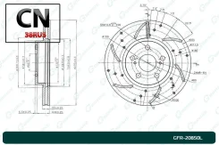 ���� ��������� ��������������� ������������� ����� Gbrake GFR20850L GFR20850L ����