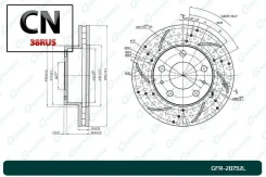 ���� ��������� ��������������� ������������� ����� Gbrake GFR20732L GFR20732L ����