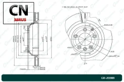 ���� ��������� ������������� Gbrake GR20389 GR20389 ����