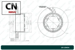 ���� ��������� ������������� Gbrake GR20454 GR20454 ����