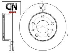 ���� ��������� ������������� Gbrake GR20732 GR20732 ����