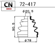 ������� ����� FB2045 (19x78x90,5) 1-56 Maruichi 72417 72417 ����