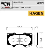 ������� �������� Sangsin Brake GP2033 GP2033 ����