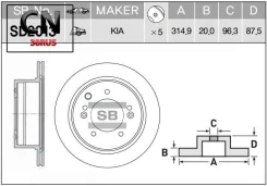 ���� ��������� Sangsin Brake SD2013 SD2013 ����