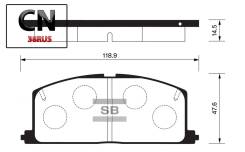 ������� ��������� ��������, �������� Sangsin Brake SP1105 SP1105 ����