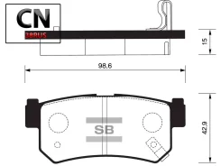 ������� �������� � SP1151SNS 746 62, Sangsin Brake SP1151 SP1151 ����