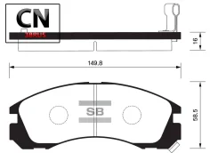 ������� ��������� Sangsin Brake SP1068 SP1068 ����