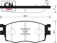 ������� ��������� Sangsin Brake SP1186 SP1186 ����